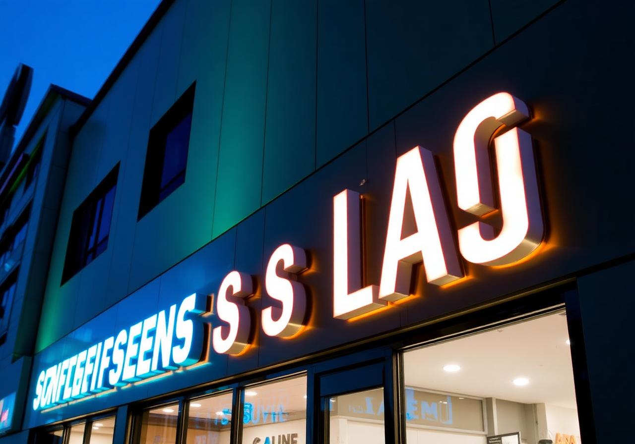 Illuminated Retail Signage